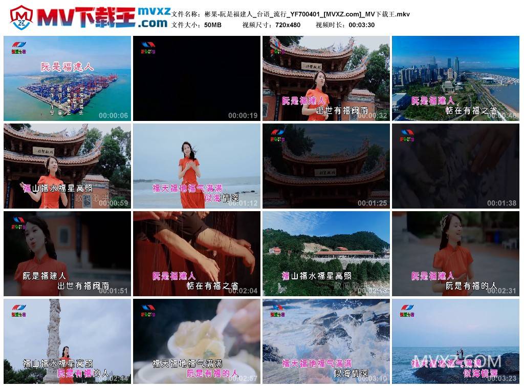 彬果-阮是福建人_台语_流行_YF700401